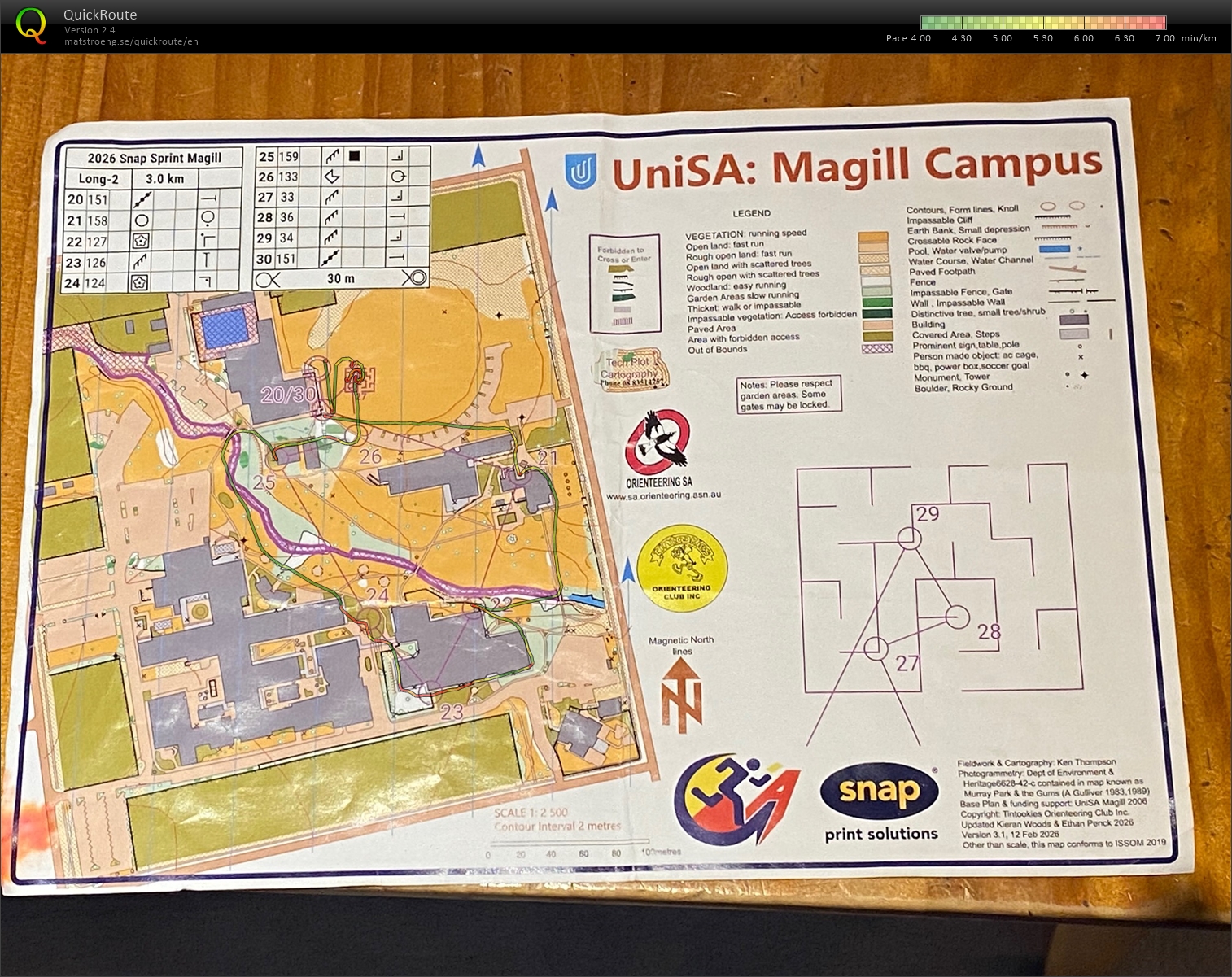 Snap Sprint #4 Magill Uni map 2 (27/02/2026)