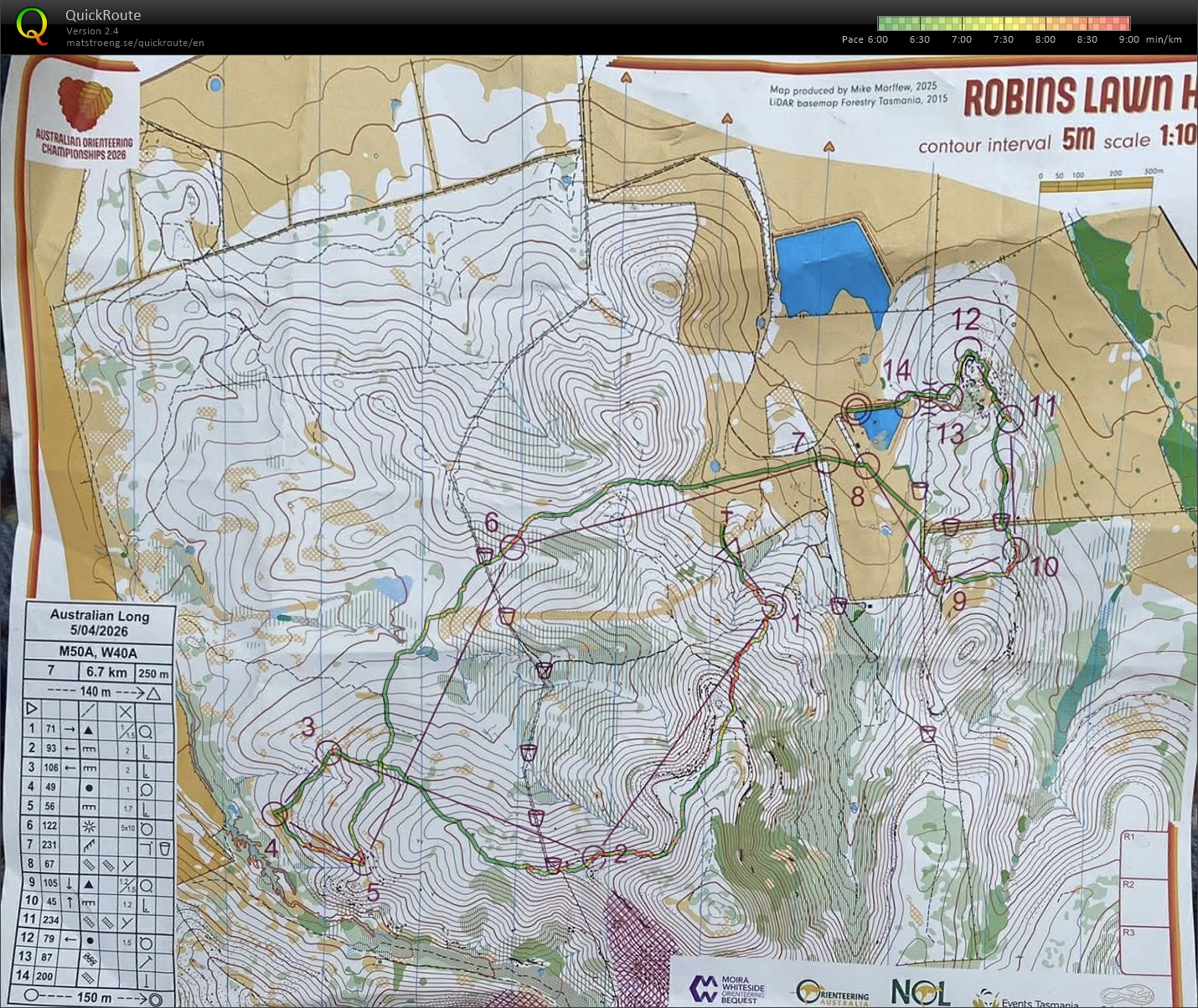 2026 Australian Championships Long Distance (05/04/2026)