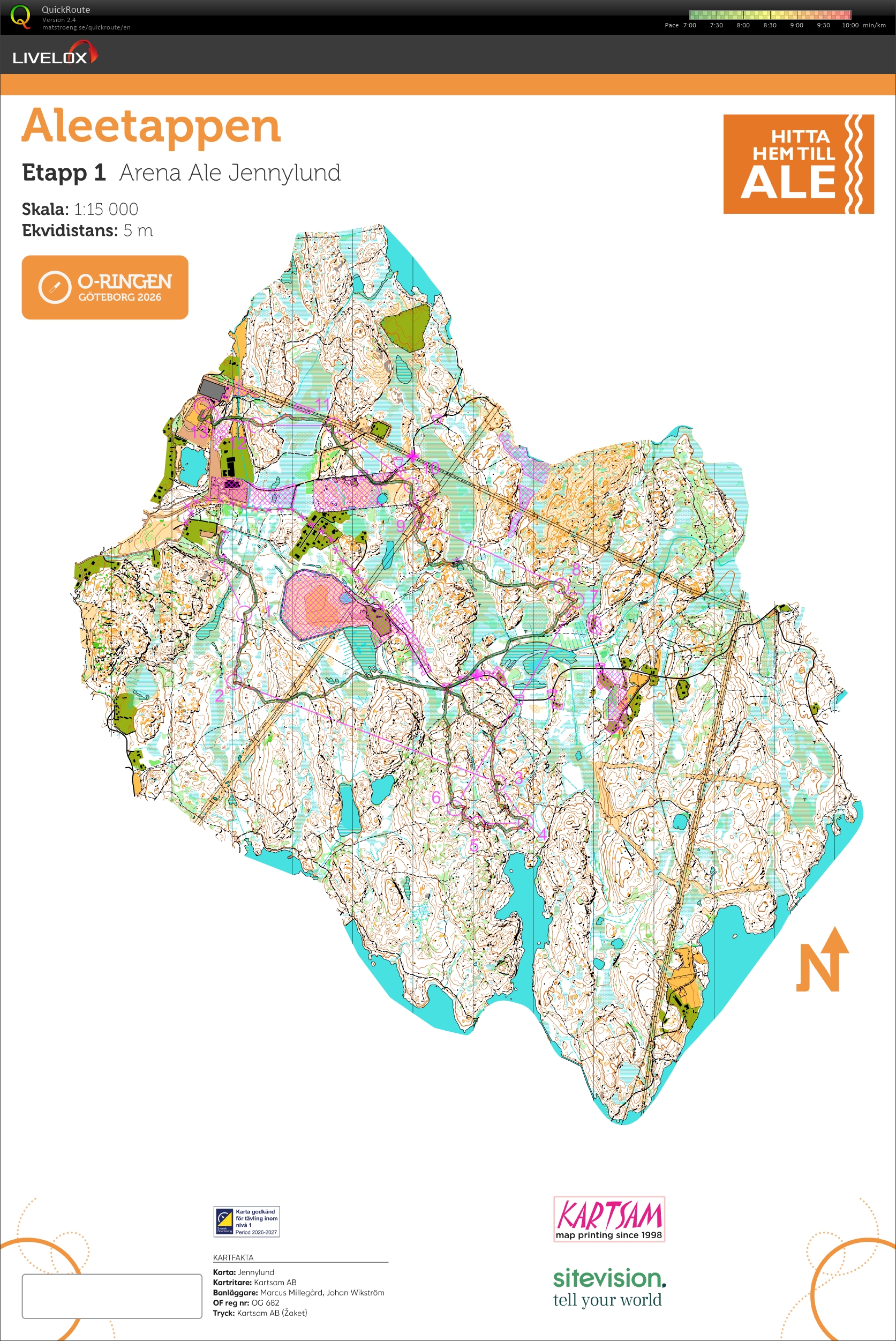 O-Ringen Goteborg Stage 1 (20/07/2026)