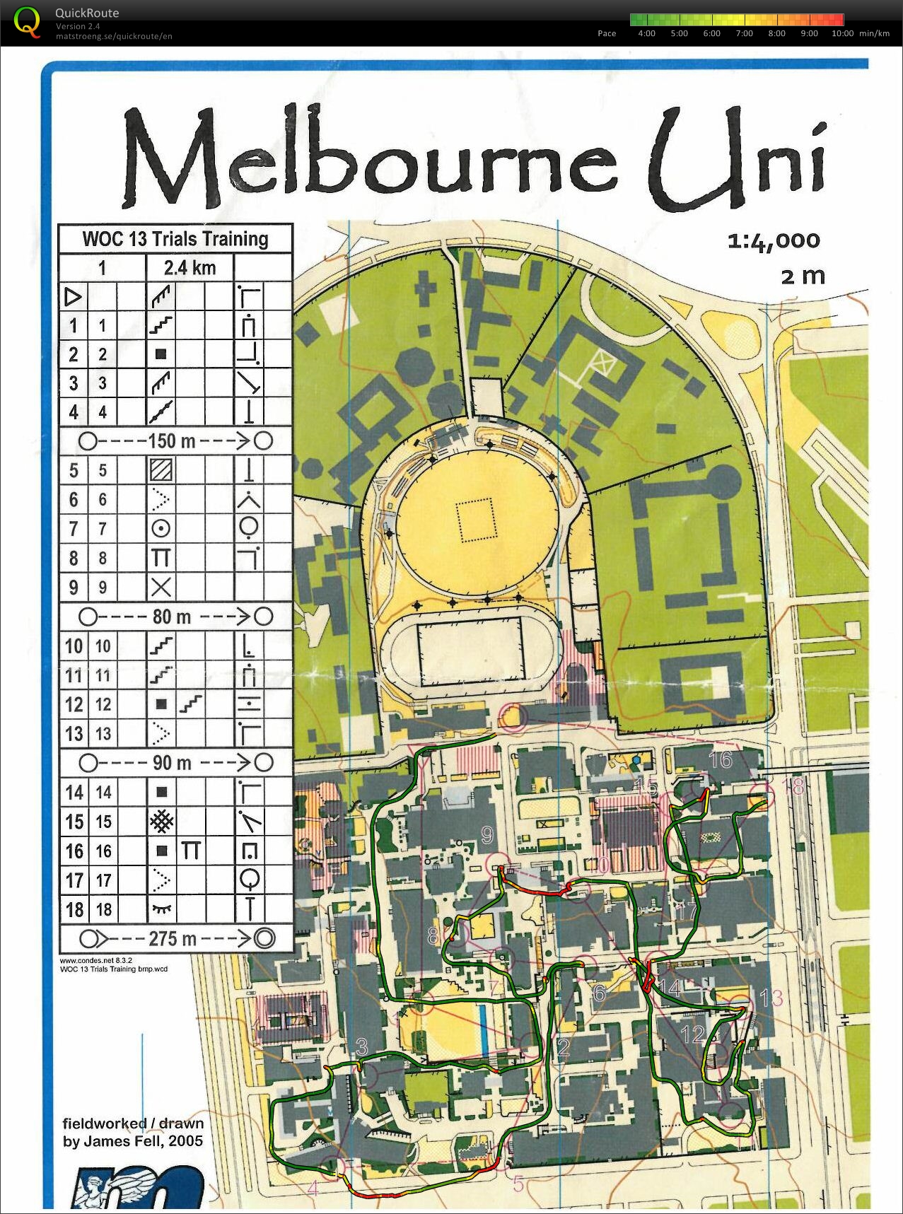 WOC sprint training (25-04-2013)