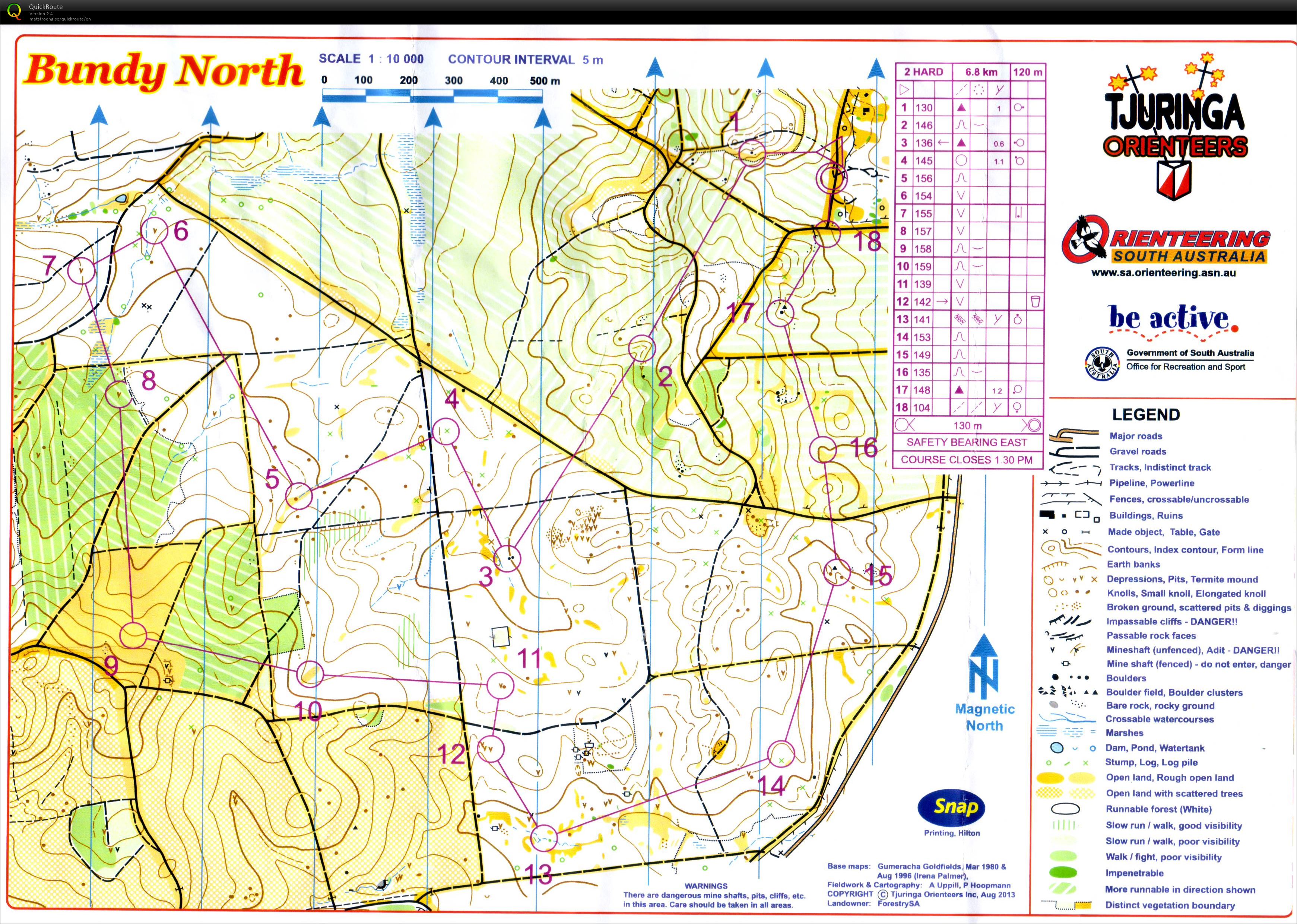 Minor Event - Bundy North (04-08-2013)