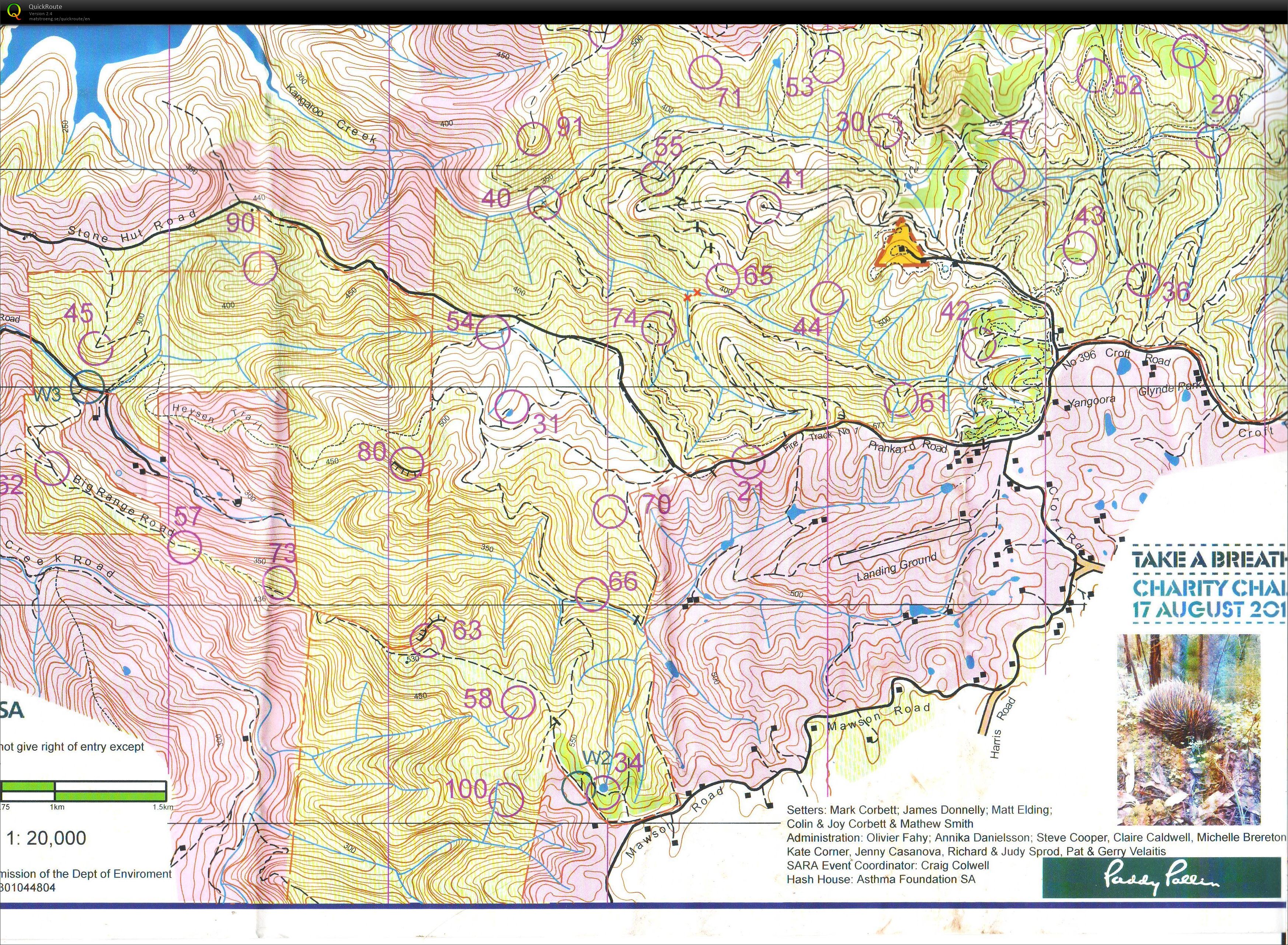 2013 Asthma Foundation Take A Breather 6 Hour Rogaine (17-08-2013)