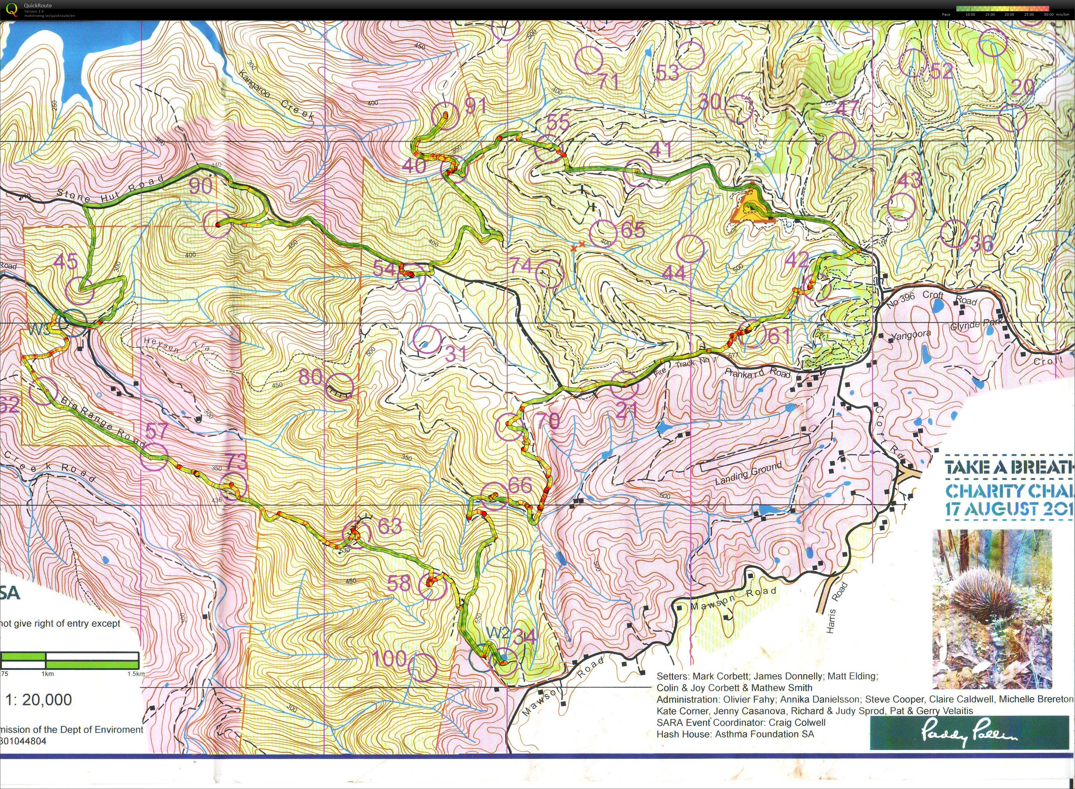 2013 Asthma Foundation Take A Breather 6 Hour Rogaine (17-08-2013)