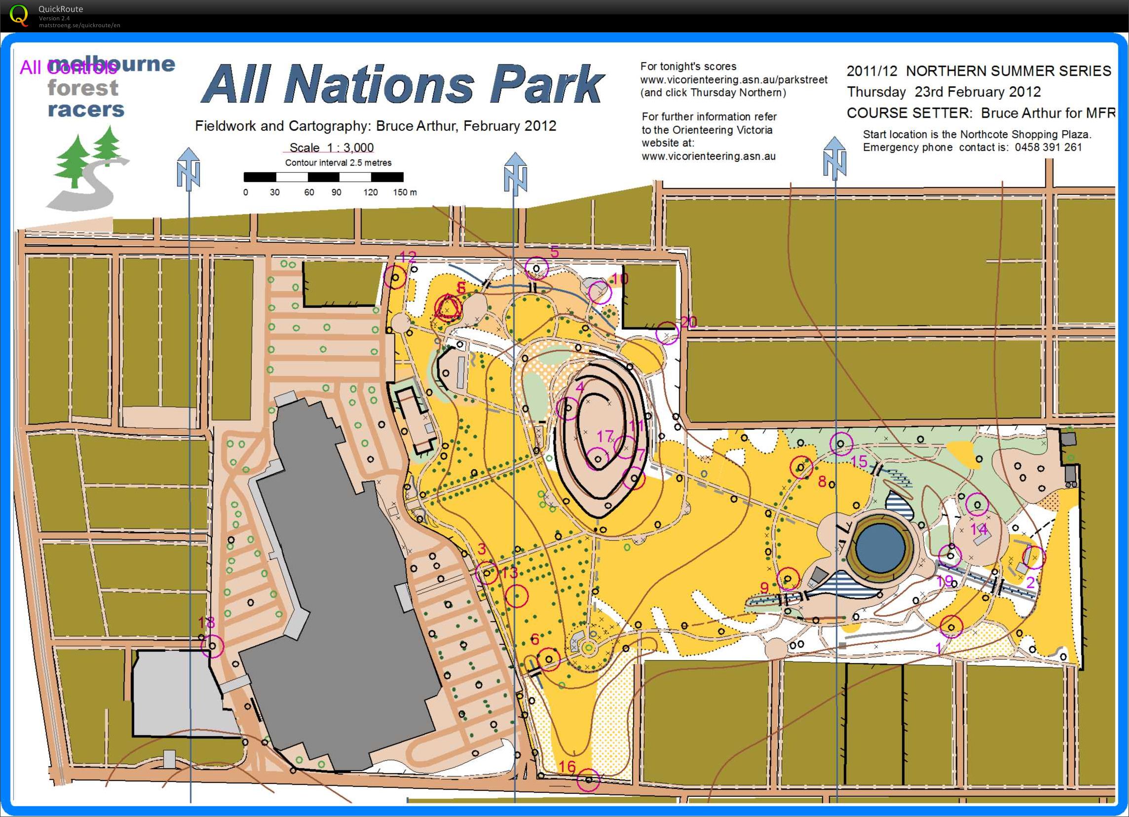 Northern Park & Street Series, Event 18 (23/02/2012)