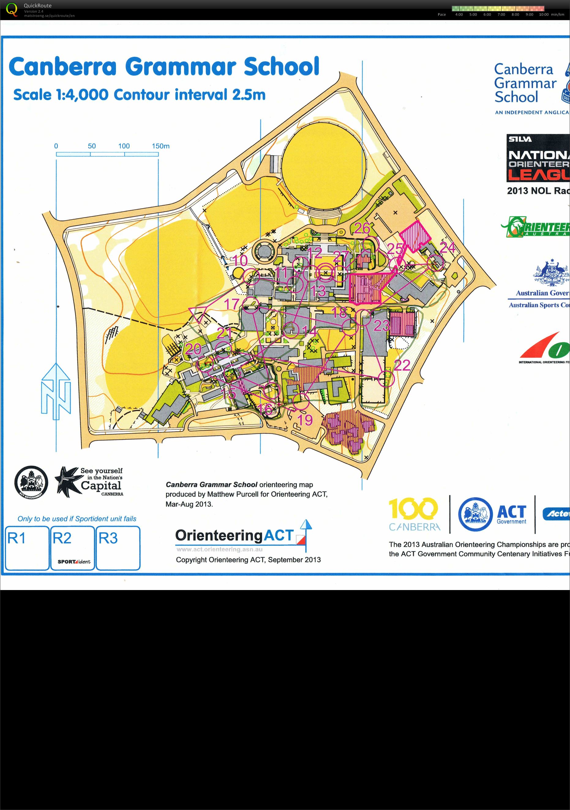 Australian Sprint Distance Championships- Map 2 (28-09-2013)