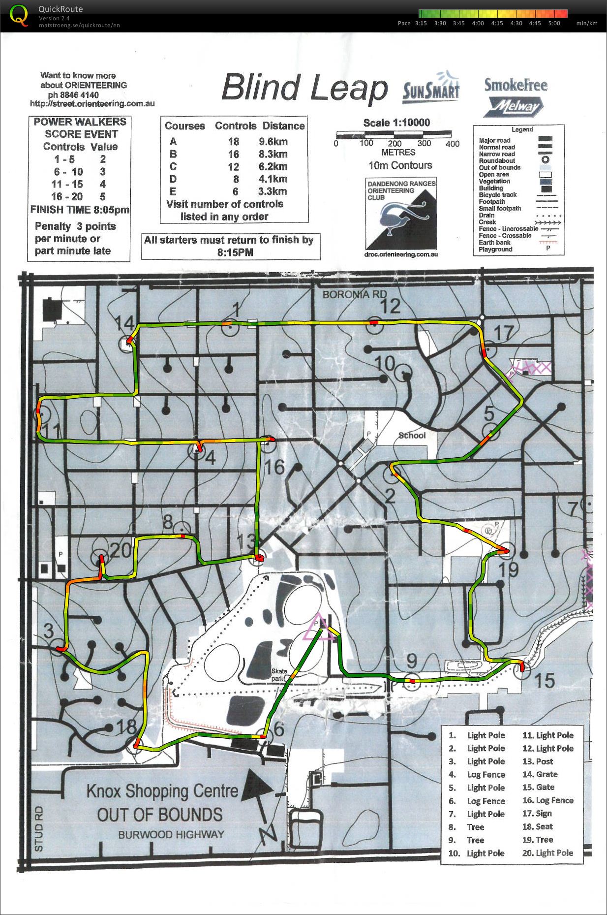 2011-12 Eastern Summer Series - Event 19 (29.02.2012)