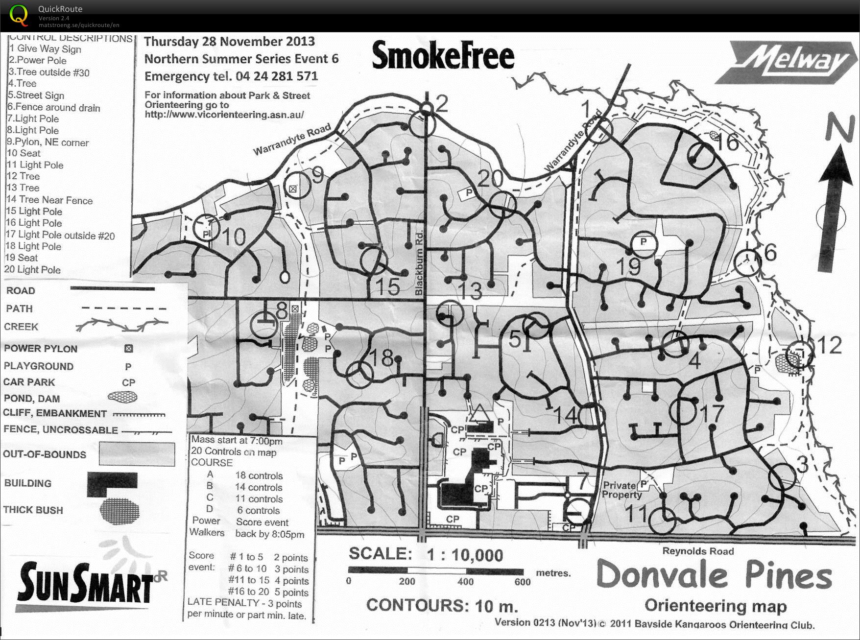 2013/14 Northern Summer Series (28/11/2013)