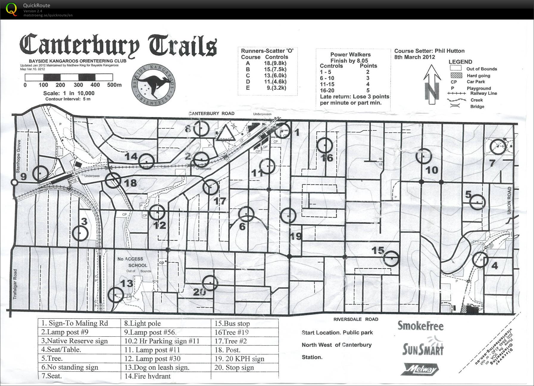 2011-12 Eastern Summer Series, Event 20 (07-03-2012)