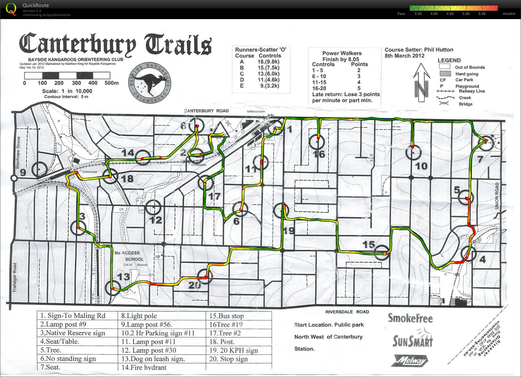 2011-12 Eastern Summer Series, Event 20 (07-03-2012)