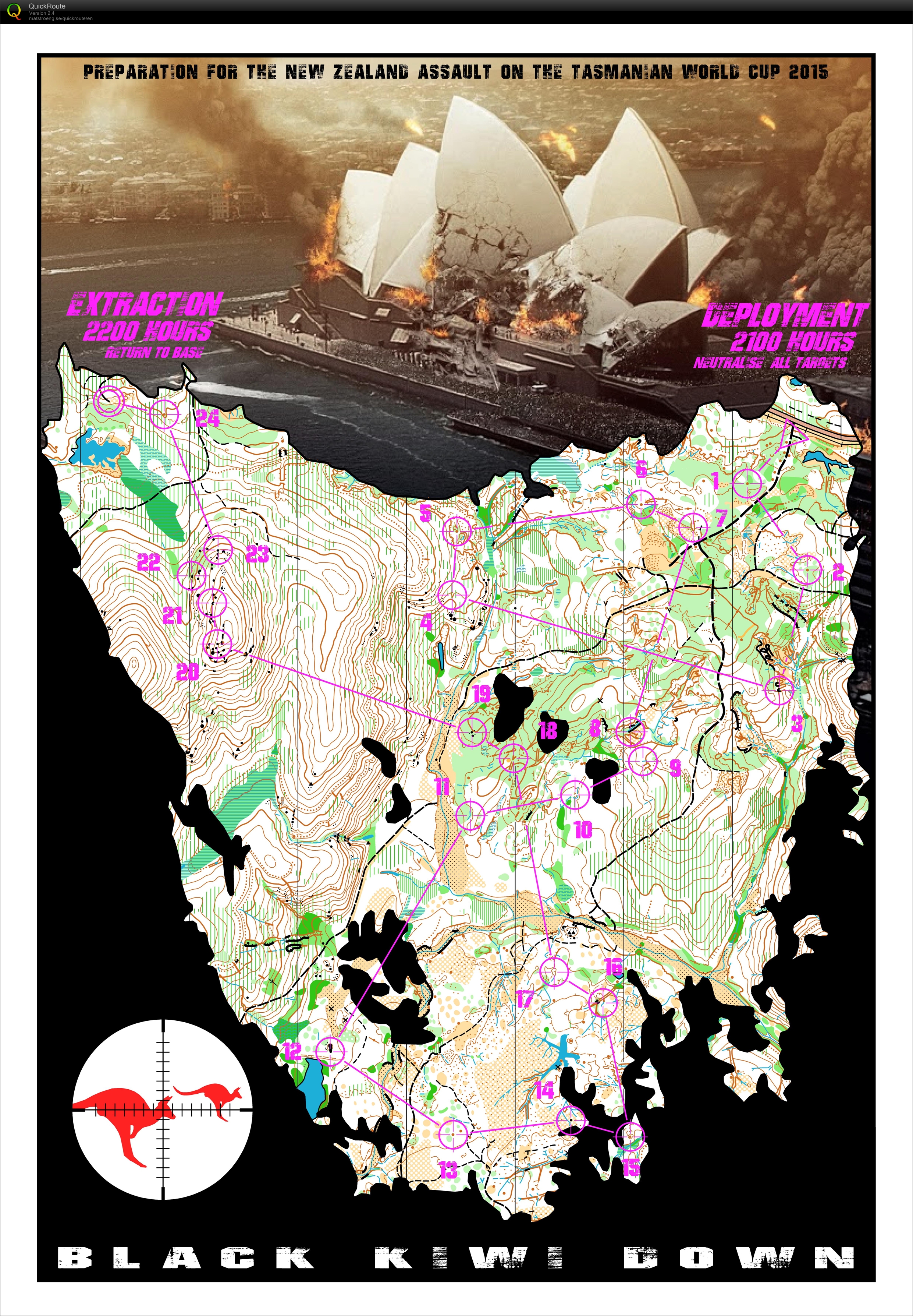 Ogden and Hann Series - night training (05.01.2014)