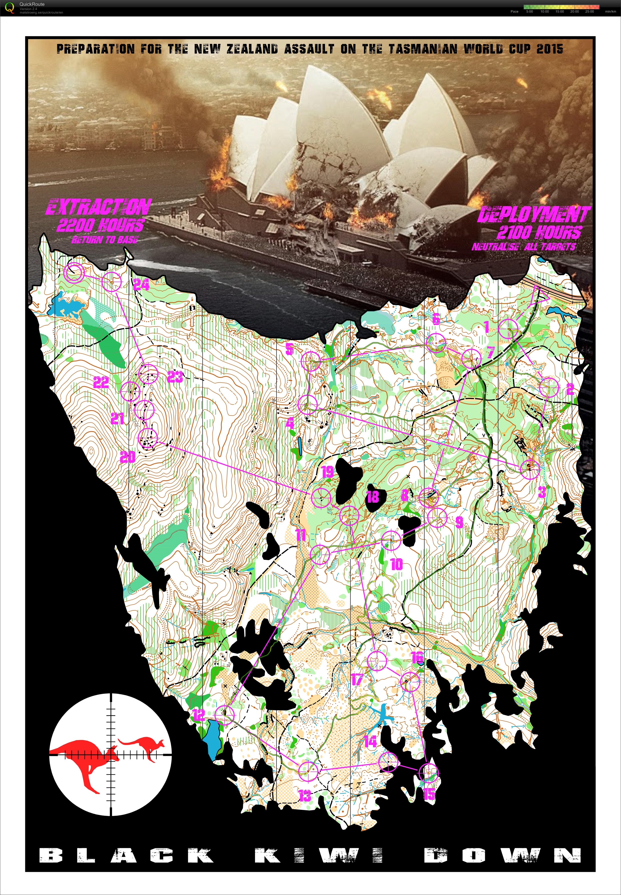 Ogden and Hann Series - night training (05.01.2014)