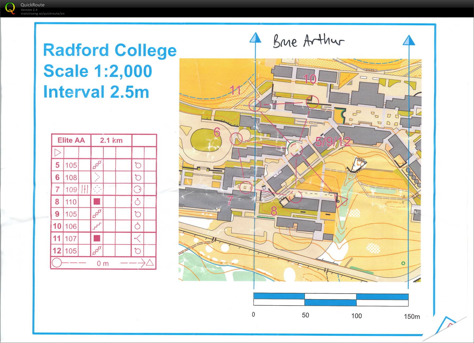 Sprint Canberra Day 2 - map 2/2 (24-01-2014)