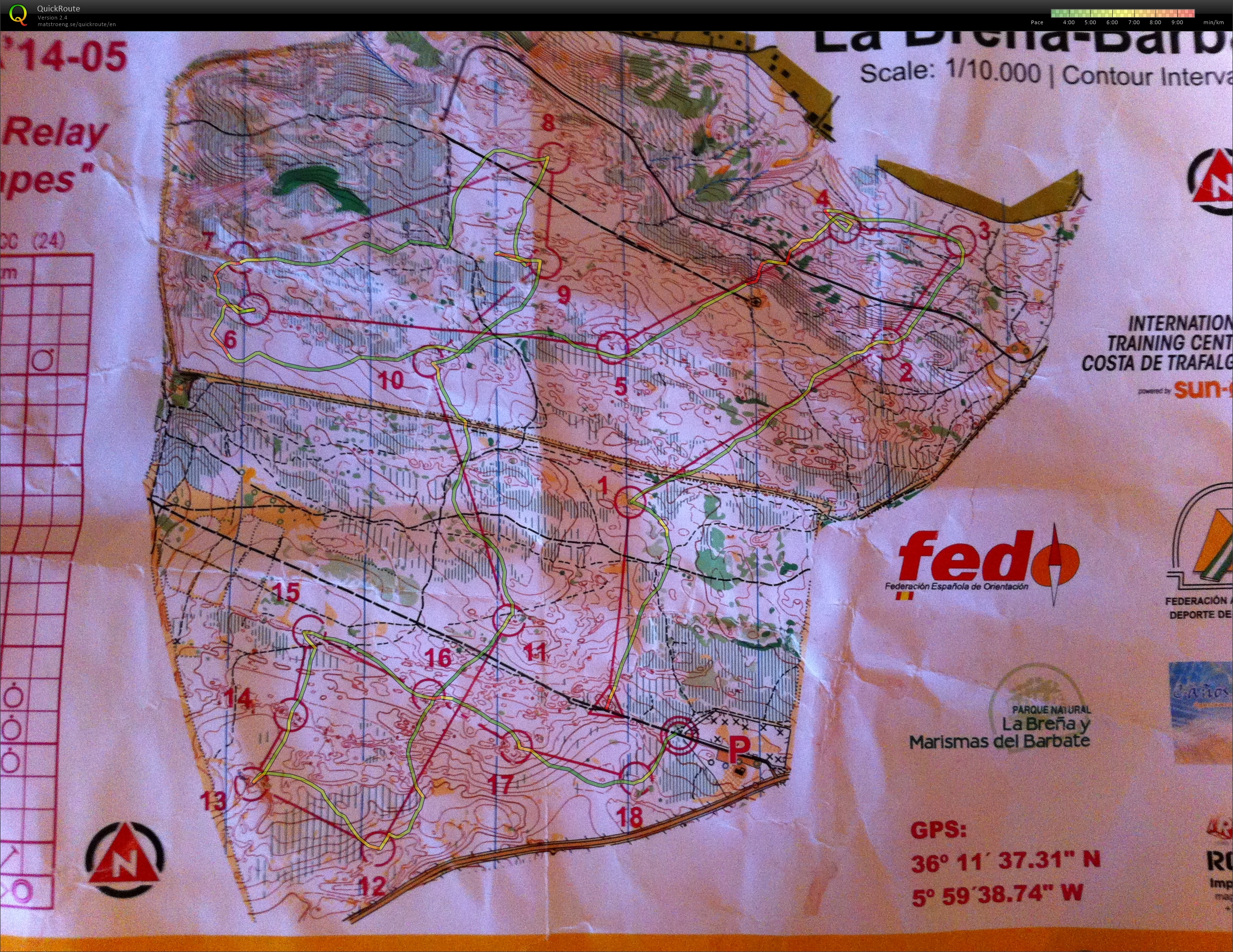 Barbate Relay training (10.02.2014)