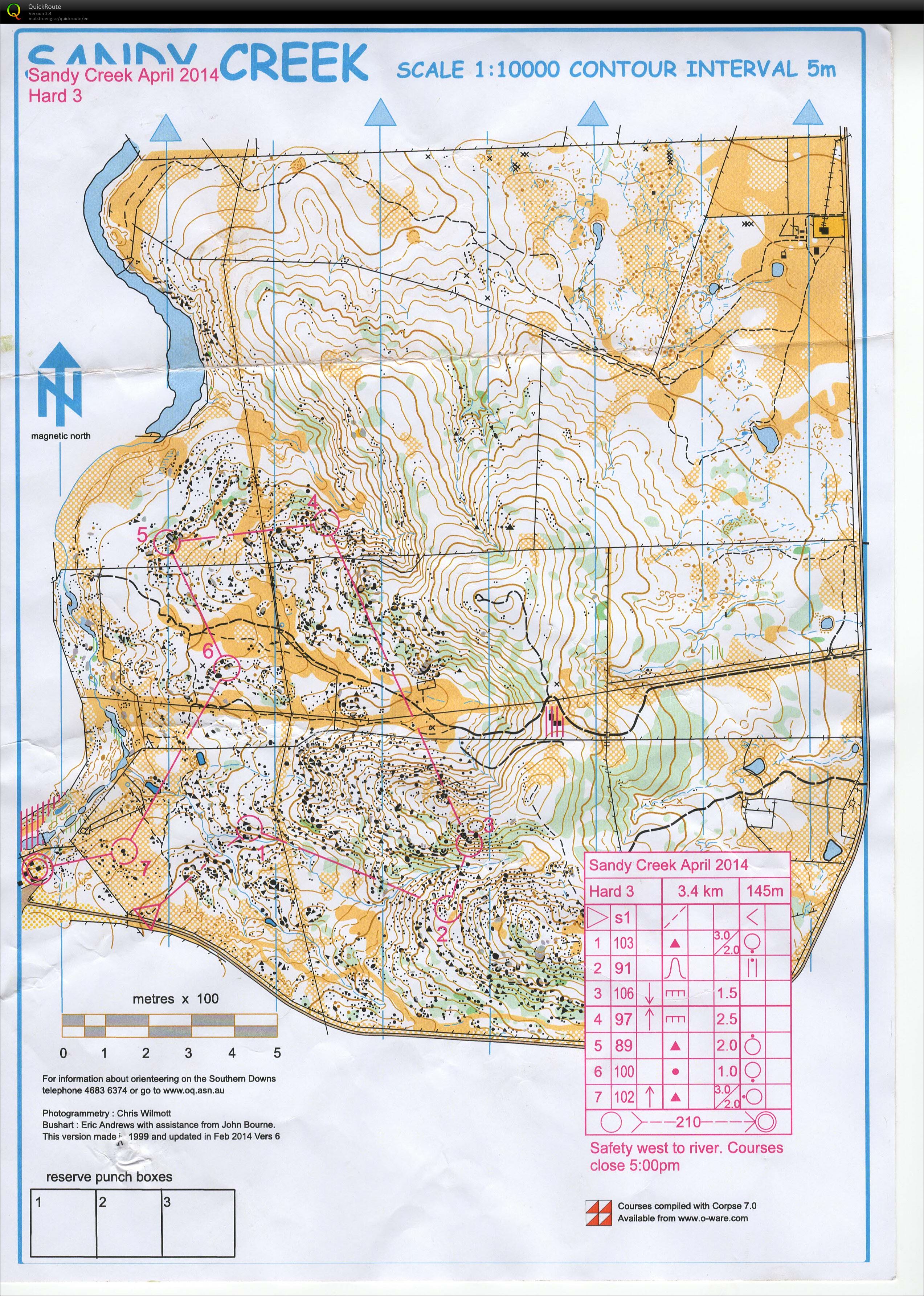 Sandy Creek, QLD (05-04-2014)